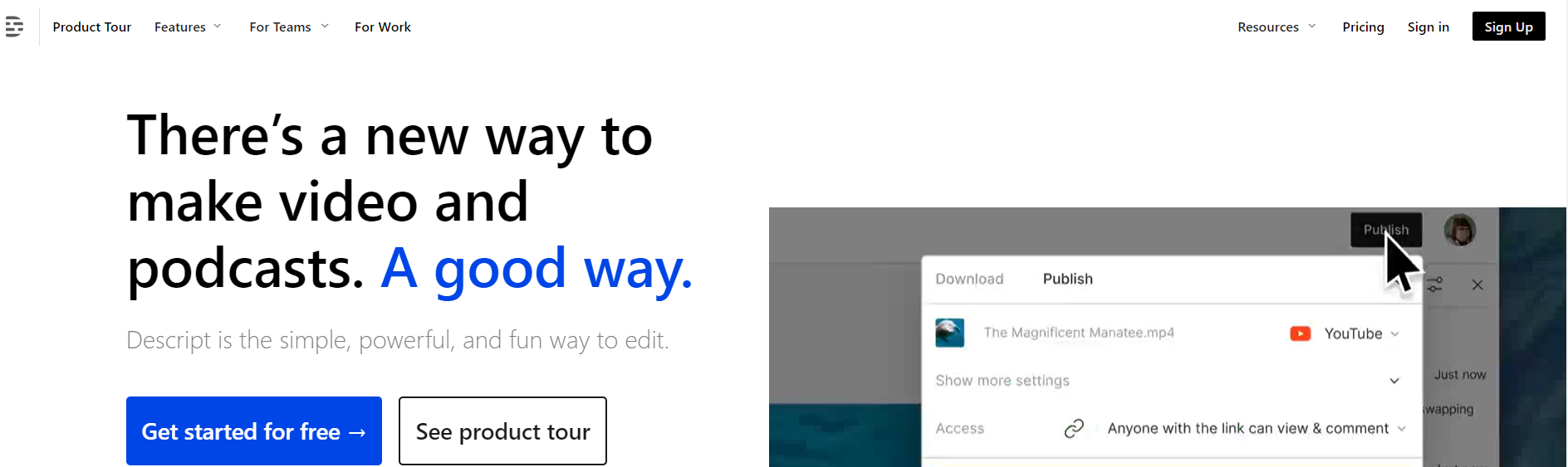 Descript is een tool om te transcriberen