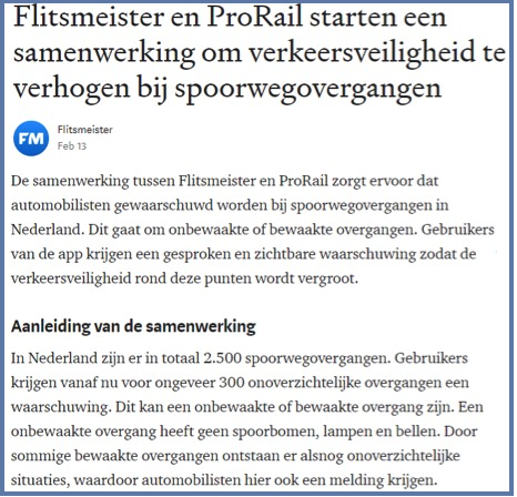 Voorbeeld persbericht Flitsmeister