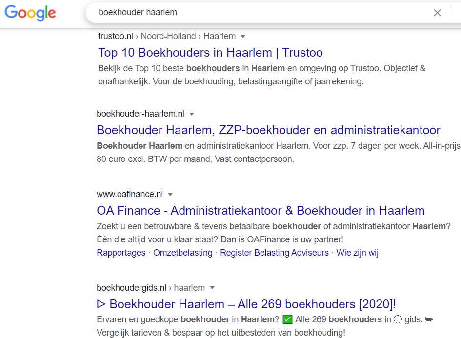 Marketinginstrument - SEO Google