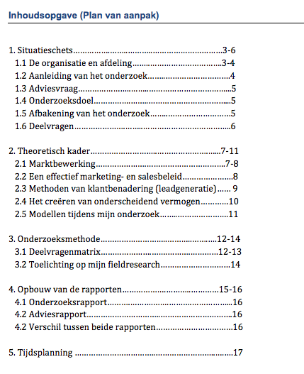 Bundel: strategisch marketingplan + plan van aanpak