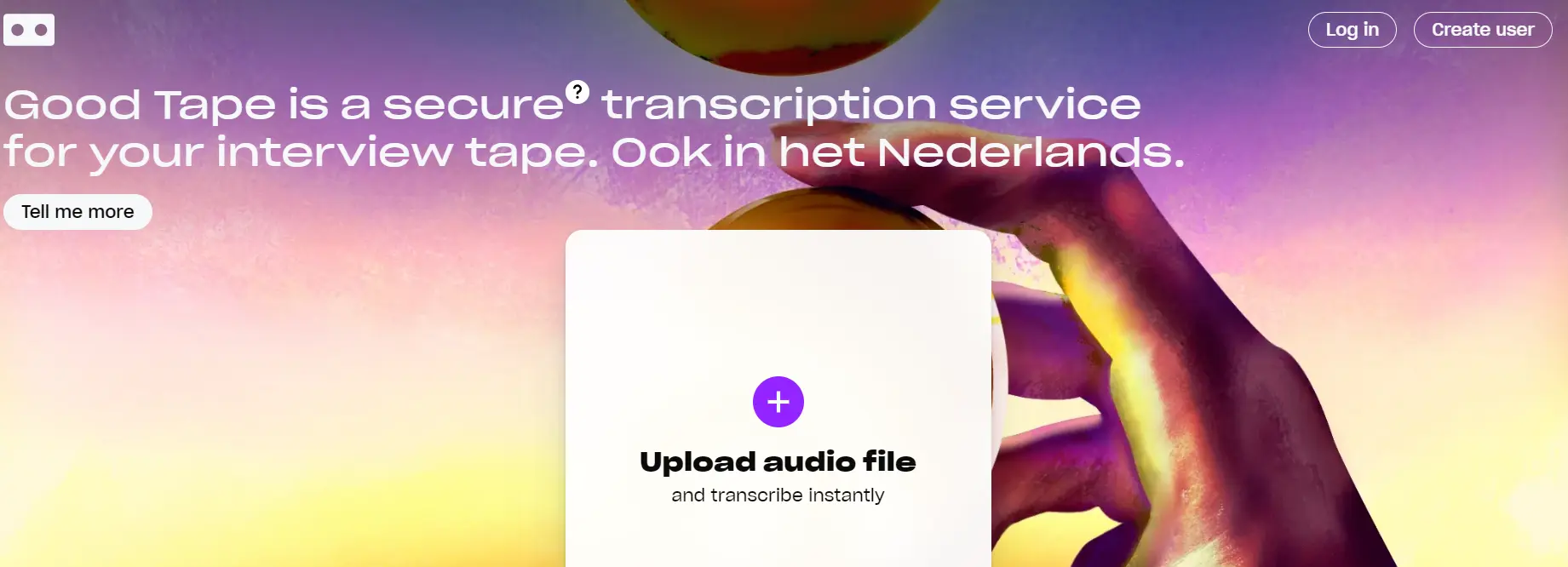 Mygoodtape om te transcriberen