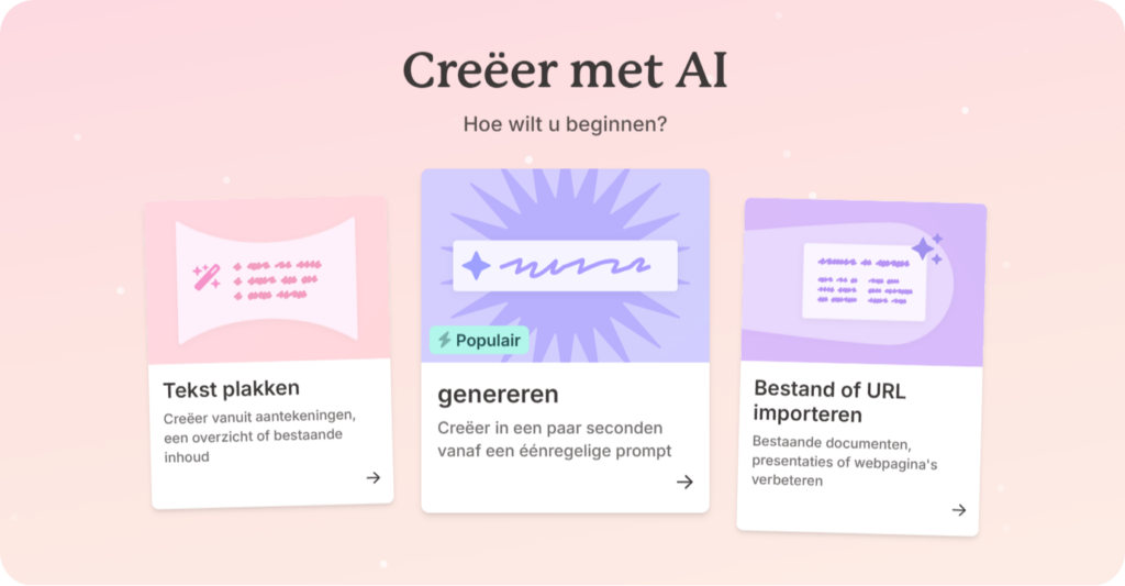 presentatie met AI maken